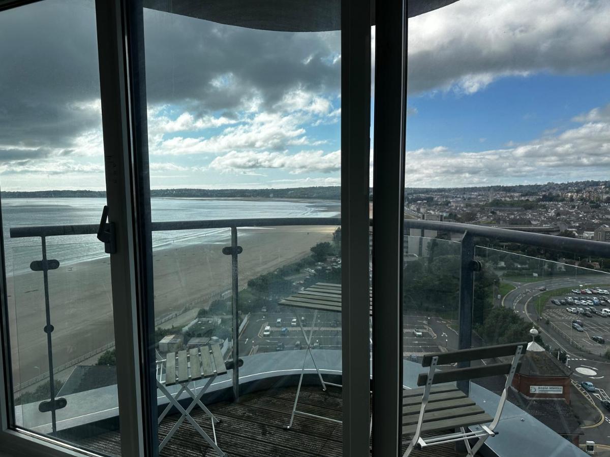 Stunning Ocean & City View Apt Swansea Exterior foto