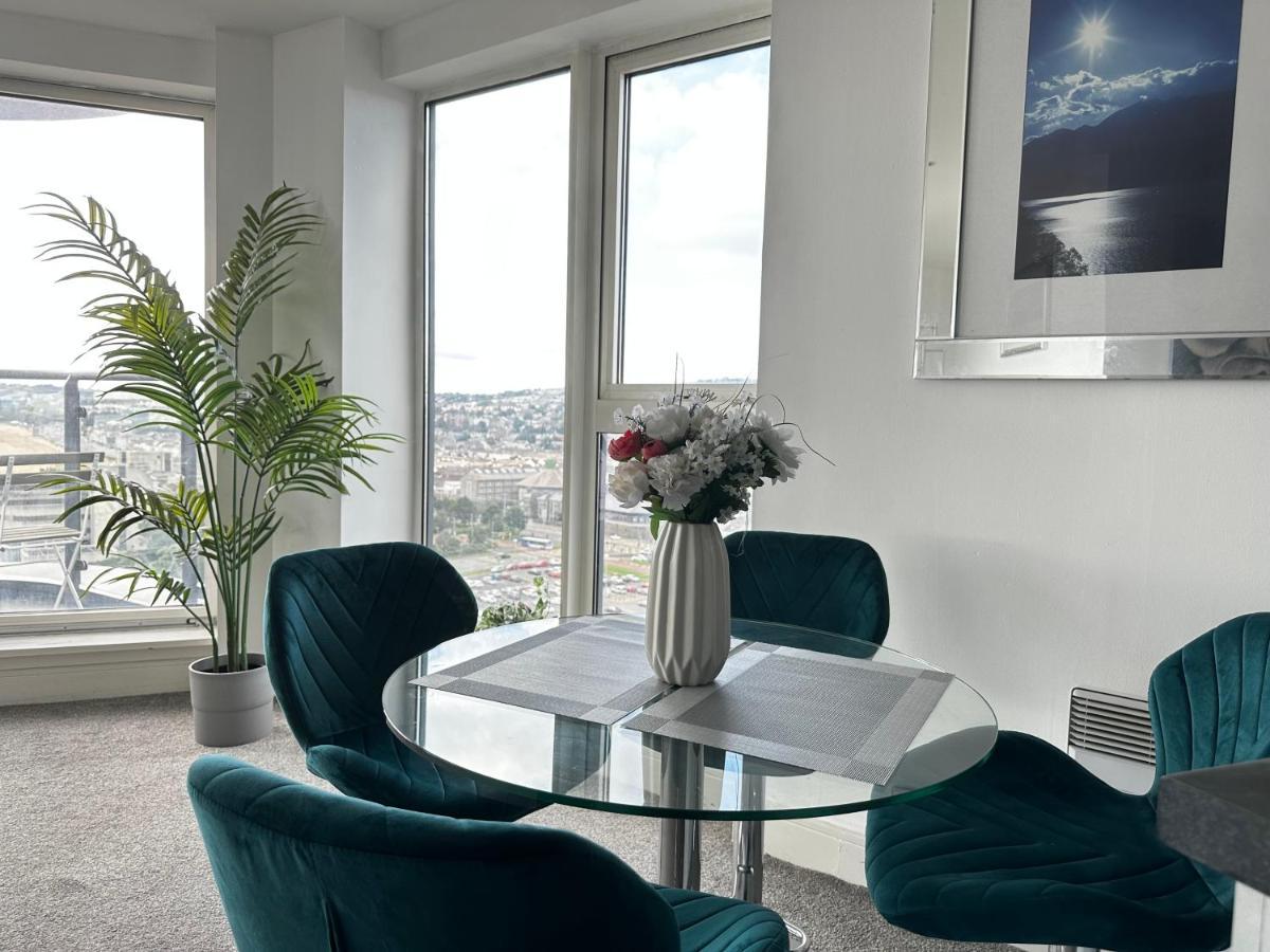 Stunning Ocean & City View Apt Swansea Exterior foto