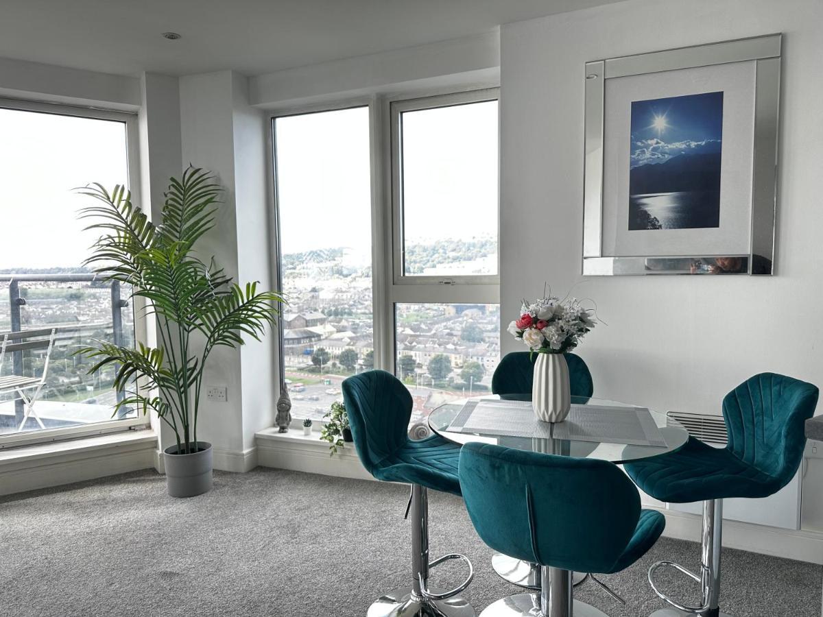 Stunning Ocean & City View Apt Swansea Exterior foto