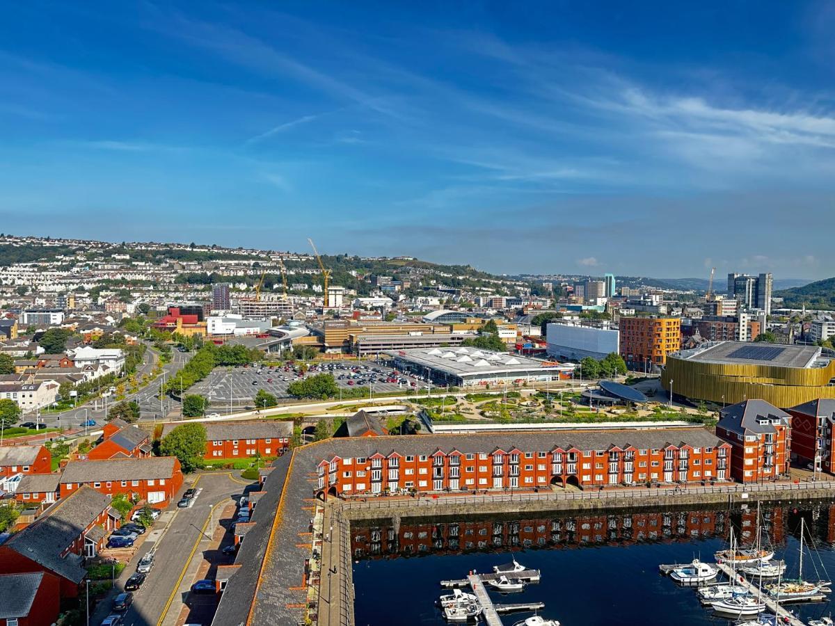 Stunning Ocean & City View Apt Swansea Exterior foto