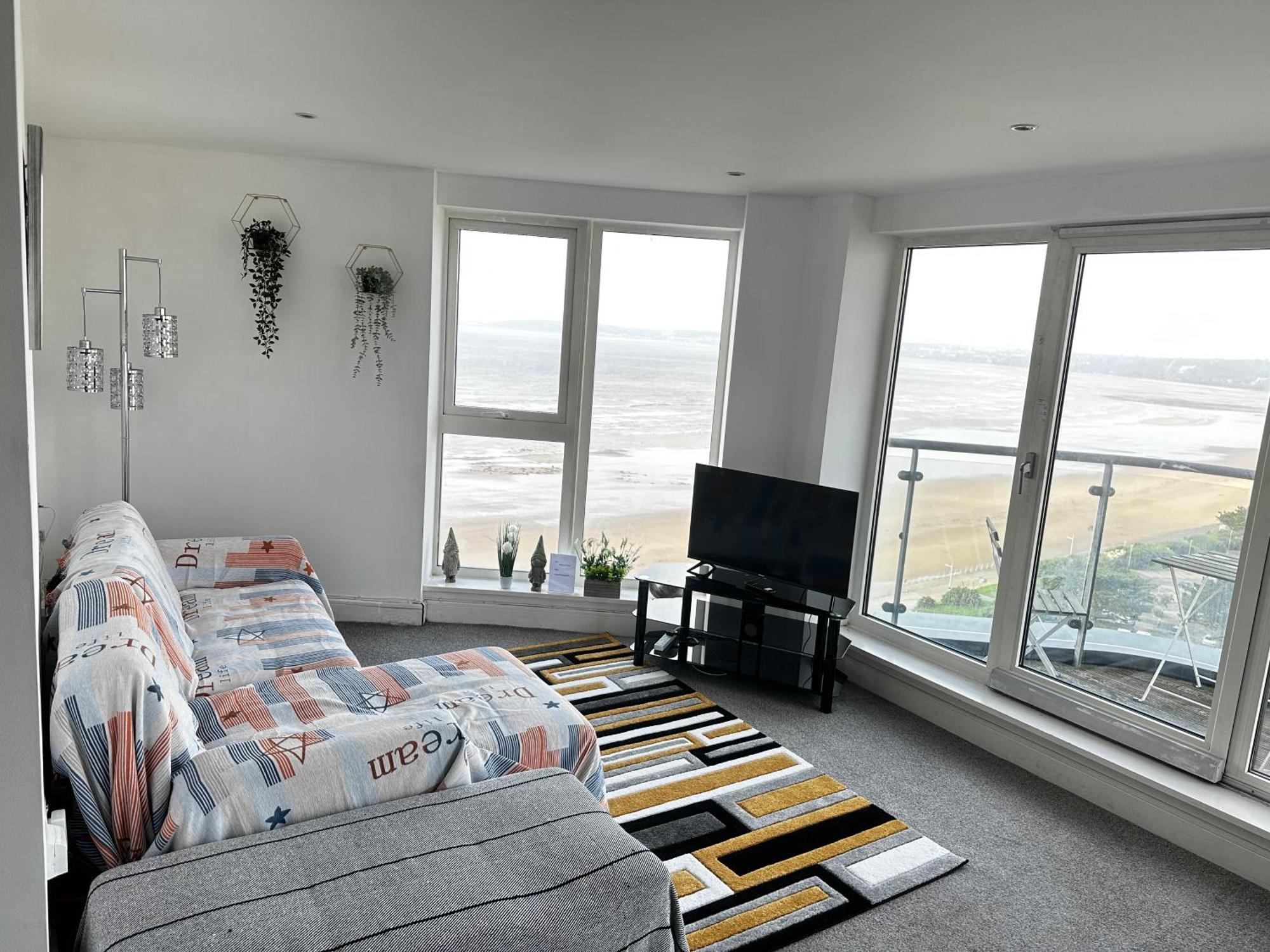 Stunning Ocean & City View Apt Swansea Exterior foto